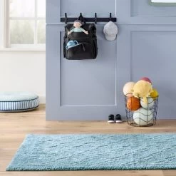 Cloud Island™ 49 4'x6' Area Rug - Zig Zag/Blue - Cloud Island™